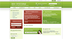 Desktop Screenshot of bioshop.bio-textima.hu
