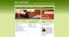 Desktop Screenshot of bio-textima.ro